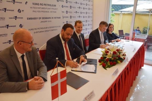 Tập đoàn Đan Mạch bắt tay Dầu khí Vũng Rô xây dựng nhà máy chế phẩm dầu mỏ