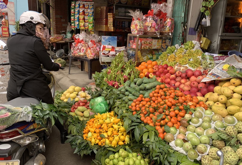 Giá hàng hóa tết bắt đầu tăng