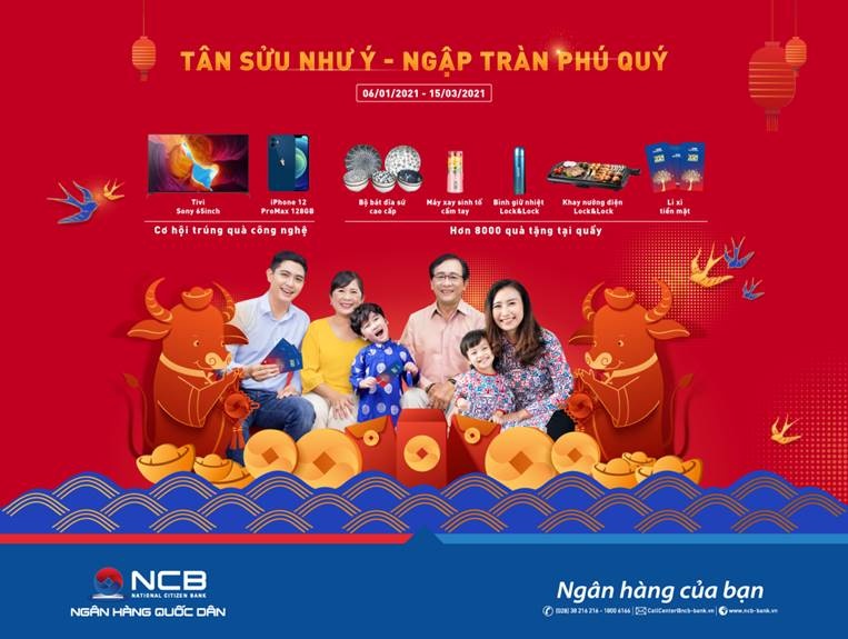 ncb trien khai chuong trinh khuyen mai tien gui tet tan suu