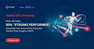 akaBot - giải pháp “Strong Performer” theo báo cáo xếp hạng toàn cầu từ Gartner Peer Insights 2021