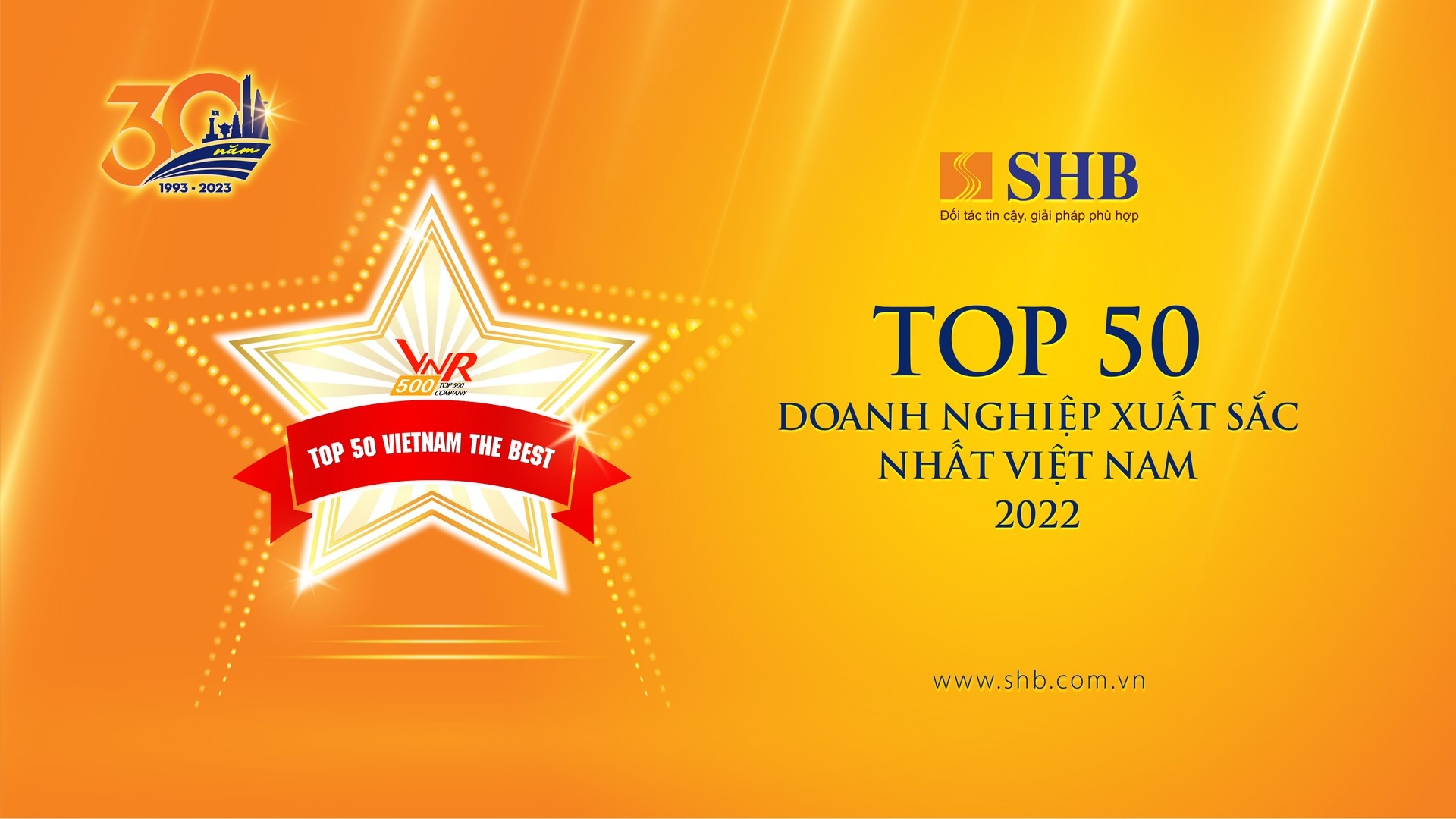 khang dinh vi the shb lan thu 4 duoc vinh danh top 50 doanh nghiep xuat sac nhat nam 2022