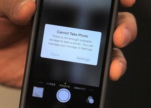 iPhone 8 giải quyết nỗi lo đang chụp ảnh thì hết bộ nhớ