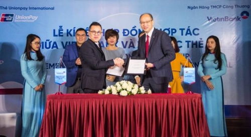 VietinBank ký kết hợp tác với UnionPay International VietinBank ký kết hợp tác với UnionPay International