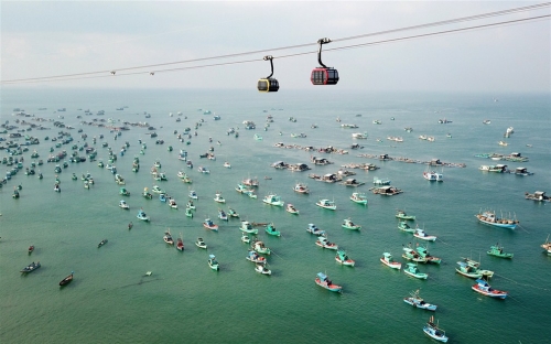 Tuyến cáp treo dài nhất thế giới chính thức khai trương tại Phú Quốc