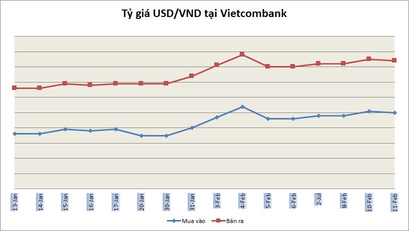 Thị trường vàng 11/2: Tiếp tục xu hướng đi lên