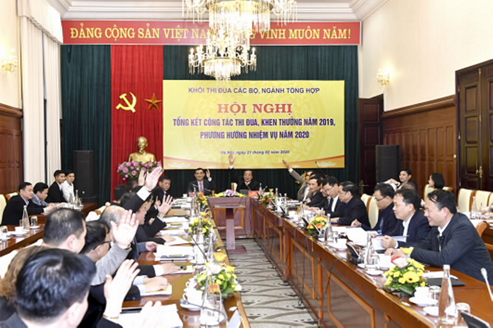 Khối Thi đua các Bộ, ngành tổng hợp tổng kết hoạt động năm 2019 và triển khai phương hướng, nhiệm vụ năm 2020