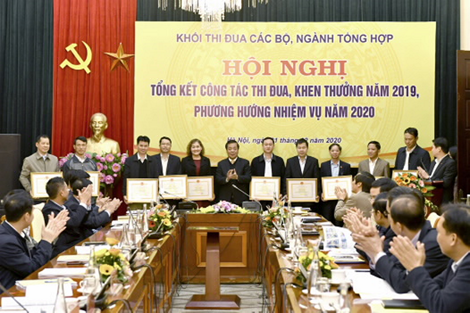 Khối Thi đua các Bộ, ngành tổng hợp tổng kết hoạt động năm 2019 và triển khai phương hướng, nhiệm vụ năm 2020
