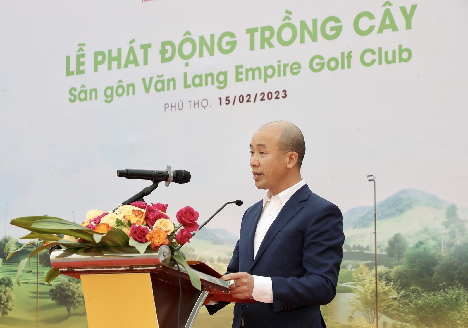 phat dong trong cay phu xanh 16 ha du an san golf tai tinh phu tho