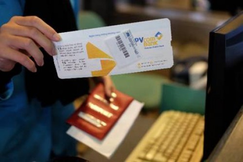 PVcomBank xuất hiện trên Boarding Pass của Vietnam Airlines