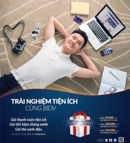 BIDV cung cấp 3 gói dịch vụ mới cùng nhiều ưu đãi hấp dẫn