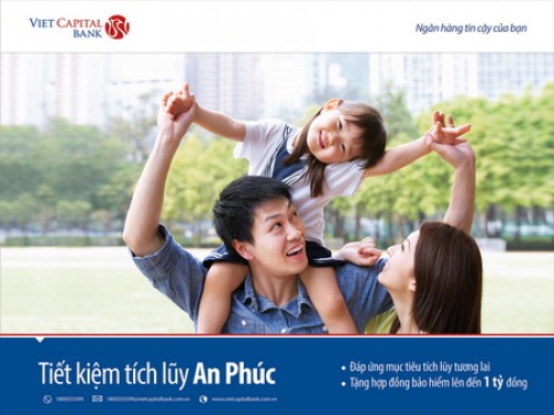 Tặng bảo hiểm đến 1 tỷ đồng khi gửi tiết kiệm tại Viet Capital Bank