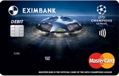 Eximbank phát hành thẻ UEFA Champions League MasterCard® Debit