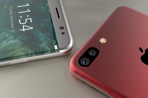 Cận cảnh vẻ đẹp mê mẩn của chiếc iPhone 8 Edge màu đỏ