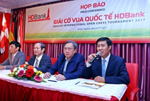 Sắp khởi tranh giải Cờ vua Quốc tế HDBank 2017