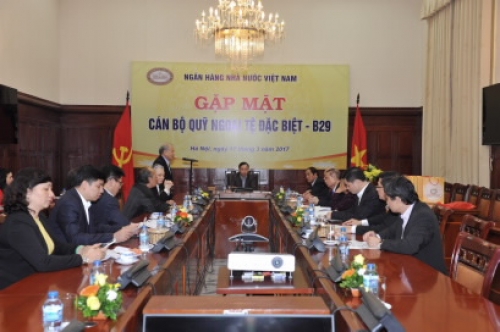 NHNN gặp mặt cán bộ Quỹ ngoại tệ đặc biệt - B29