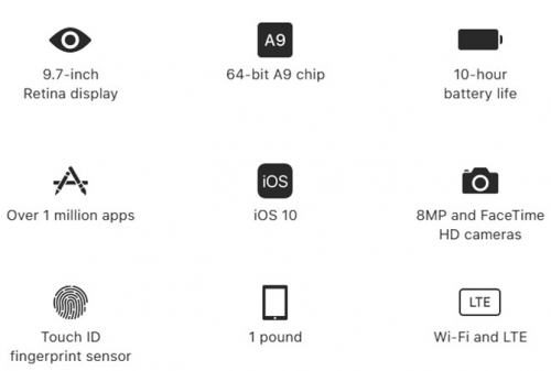 iPad 9.7 inch ra mắt, giá từ 329 USD