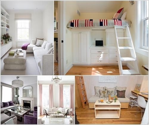 Mẹo thiết kế độc đáo giúp phòng nhỏ trông rộng hơn Mẹo thiết kế độc đáo giúp phòng nhỏ trông rộng hơn