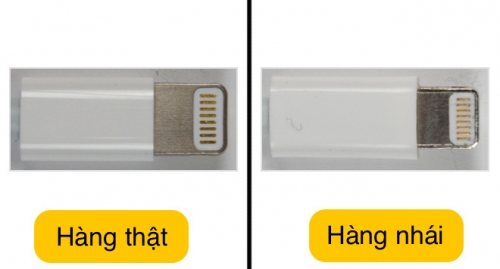 8 dấu hiệu phân biệt cáp iPhone xịn và hàng nhái