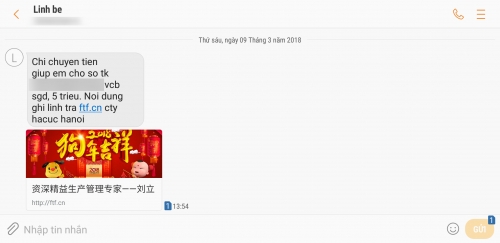 Vietcombank lên tiếng về thông tin xuất hiện đường link sau tin nhắn Vietcombank lên tiếng về thông tin xuất hiện đường link sau tin nhắn