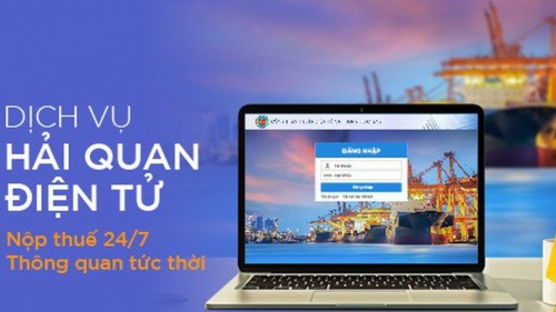Nộp thuế XNK điện tử 24/7: Mũi đột phá của ngành Hải quan trúng nhiều đích