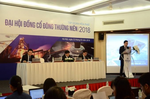 Năm 2018: Hòa Phát đặt mục tiêu doanh thu 55.000 tỷ đồng