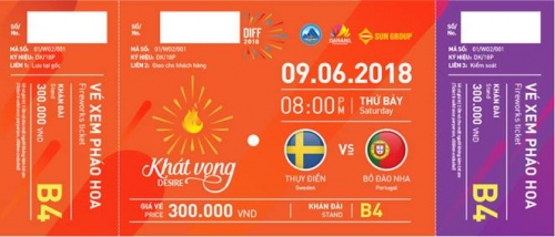 Chính thức công bố giá vé Lễ hội Pháo hoa quốc tế Đà Nẵng 2018