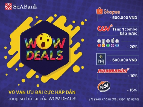 SeABank triển khai chuỗi ưu đãi hấp dẫn SeABank triển khai chuỗi ưu đãi hấp dẫn