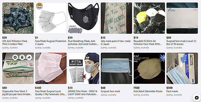 Facebook cấm quảng cáo khẩu trang y tế