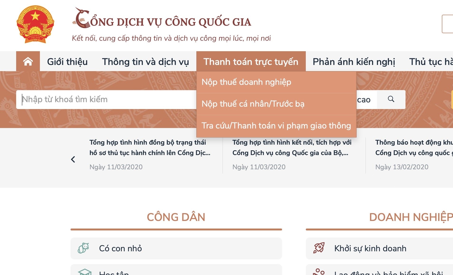 huong dan dong phat online nhan giay tai nha khi vi pham giao thong