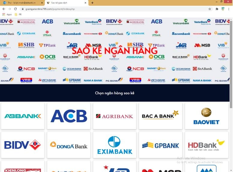 ABBANK khuyến cáo khách hàng về website lừa đảo abbank khuyen cao khach hang ve website lua dao