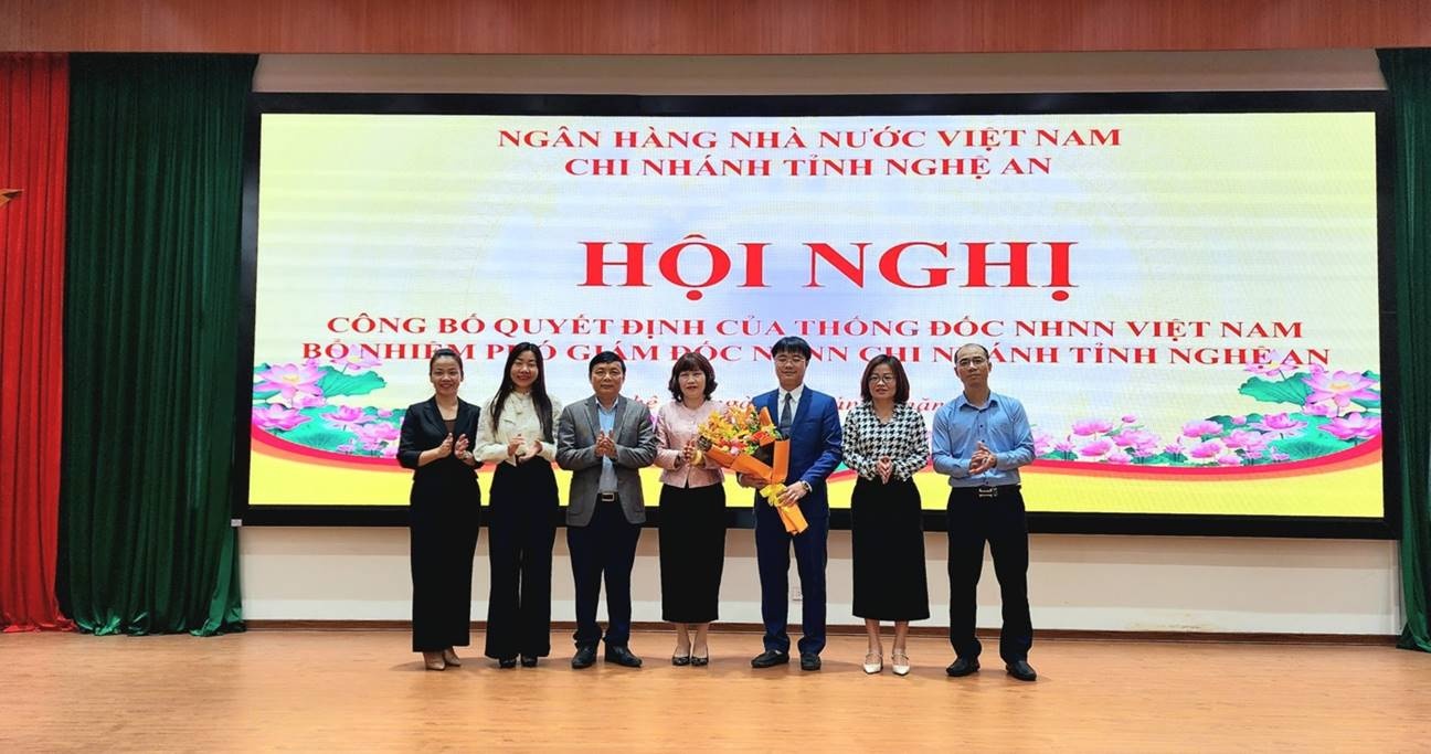 Bổ nhiệm Phó Giám đốc NHNN chi nhánh tỉnh Nghệ An bo nhiem pho giam doc nhnn chi nhanh tinh nghe an