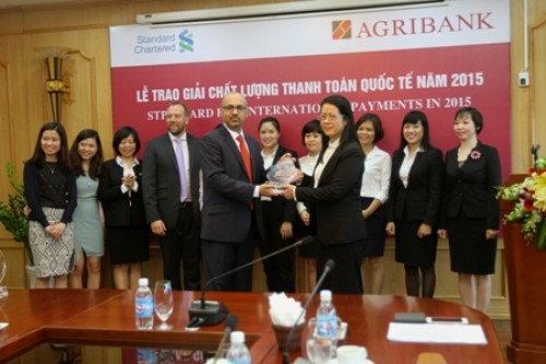 Agribank nhận giải thưởng về Chất lượng thanh toán quốc tế Agribank nhận giải thưởng về Chất lượng thanh toán quốc tế