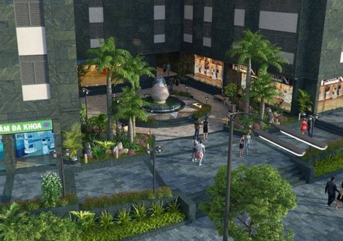 Lộ diện thiết kế cảnh quan nội khu dự án Hateco Hoàng Mai