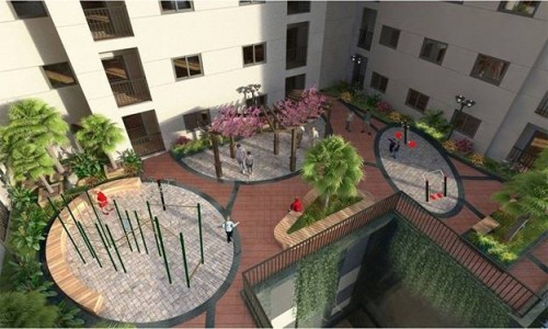 Lộ diện thiết kế cảnh quan nội khu dự án Hateco Hoàng Mai