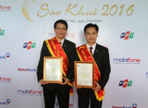 Hai sản phẩm của Agribank nhận danh hiệu Sao Khuê 2016