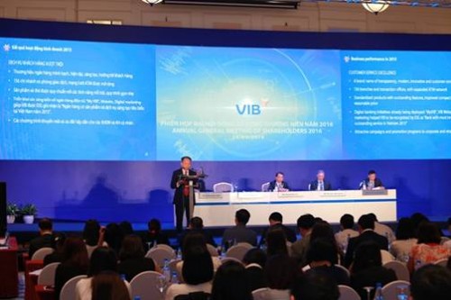 ĐHCĐ VIB 2016: Dự kiến niêm yết trên sàn chứng khoán năm 2018 ĐHCĐ VIB 2016: Dự kiến niêm yết trên sàn chứng khoán năm 2018