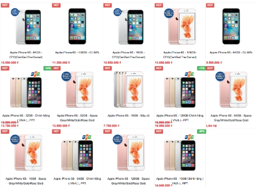 Thị trường iPhone ở Việt Nam đang hỗn loạn Thị trường iPhone ở Việt Nam đang hỗn loạn