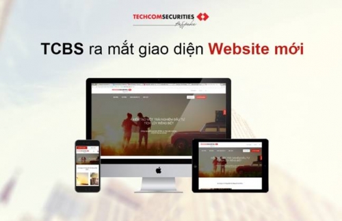 TCBS ra mắt website phiên bản mới TCBS ra mắt website phiên bản mới