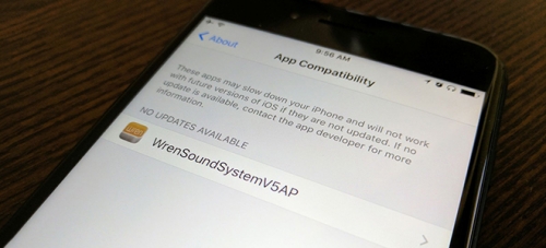 iOS 10.3 cho phép kiểm tra ứng dụng đang cài đặt nào đã lỗi thời