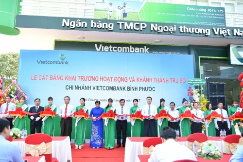 Vietcombank tiếp tục mở rộng mạng lưới hoạt động tại khu vực Đông Nam Bộ