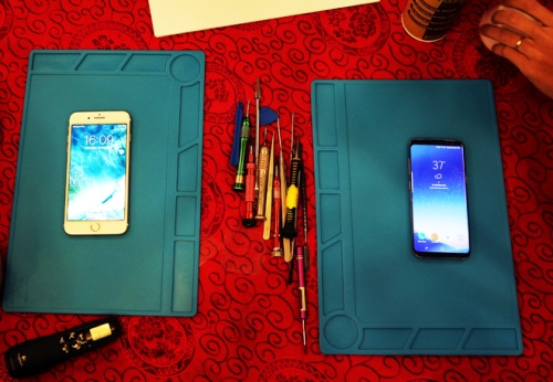 iPhone 7 dễ thay thế linh kiện hơn nhiều so với Galaxy S8 iPhone 7 dễ thay thế linh kiện hơn nhiều so với Galaxy S8