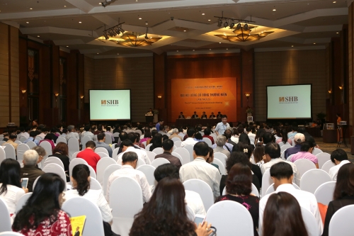 Năm 2017: SHB đặt mục tiêu lợi nhuận tăng 50% so với 2016, chia cổ tức 9% Năm 2017: SHB đặt mục tiêu lợi nhuận tăng 50% so với 2016, chia cổ tức 9%