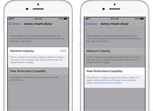 iOS 11.3 có thể phát hiện iPhone đã thay pin 'lô' iOS 11.3 có thể phát hiện iPhone đã thay pin 'lô'