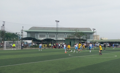 Khai mạc Cúp bóng đá Mùa xuân ngành Ngân hàng Hà Nội 2018