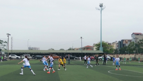 Khai mạc Cúp bóng đá Mùa xuân ngành Ngân hàng Hà Nội 2018