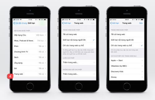 Cách chặn các trang web có nội dung người lớn trên iPhone và iPad Cách chặn các trang web có nội dung người lớn trên iPhone và iPad