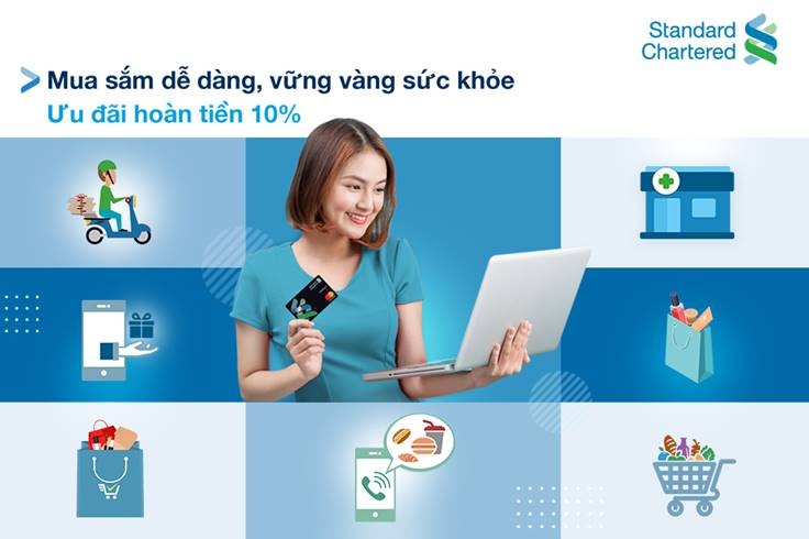 Standard Chartered Việt Nam hoàn tiền cho chủ thẻ tín dụng Standard Chartered Việt Nam hoàn tiền cho chủ thẻ tín dụng