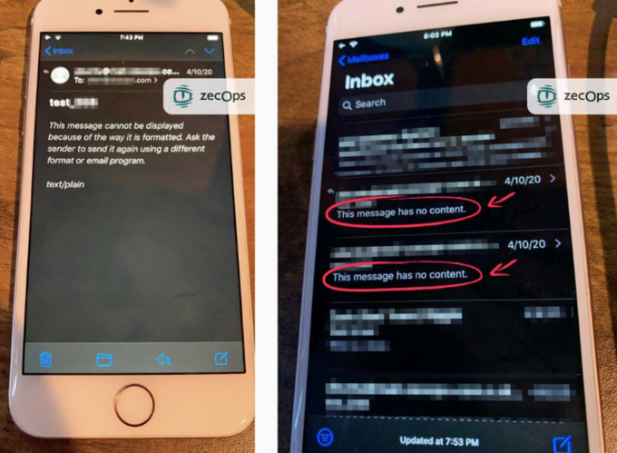 Nửa tỷ iPhone, iPad có thể bị 'hack' qua email Nửa tỷ iPhone, iPad có thể bị 'hack' qua email