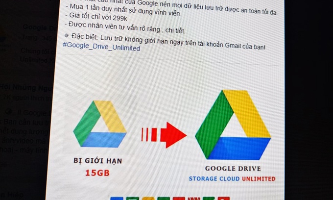 Tài khoản Google Drive vô hạn, giá rẻ bán tràn lan Tài khoản Google Drive vô hạn, giá rẻ bán tràn lan