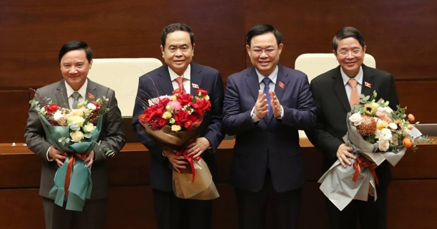 quoc hoi co 3 pho chu tich moi